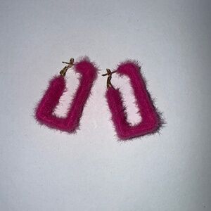Geometric  fur hoops